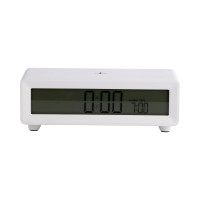 Budík Berlín LCD s nabíjačkou Karlsson KA6156WH, biela